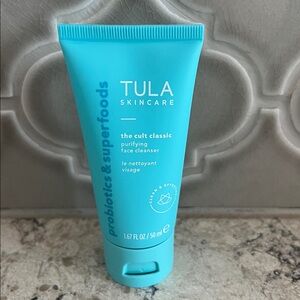 4/$14 Tula The Cult Classic Purifying Face Cleanser, 1.67 fl oz Travel Size, NEW